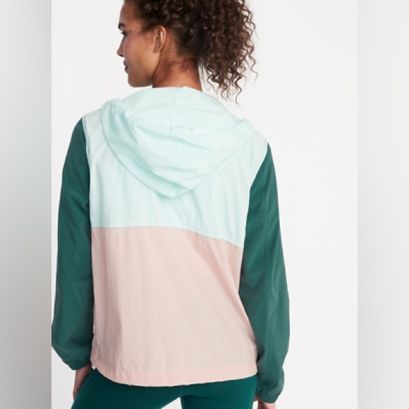 Old Navy Mint and Peach Utility Jacket - Picture 2 of 9